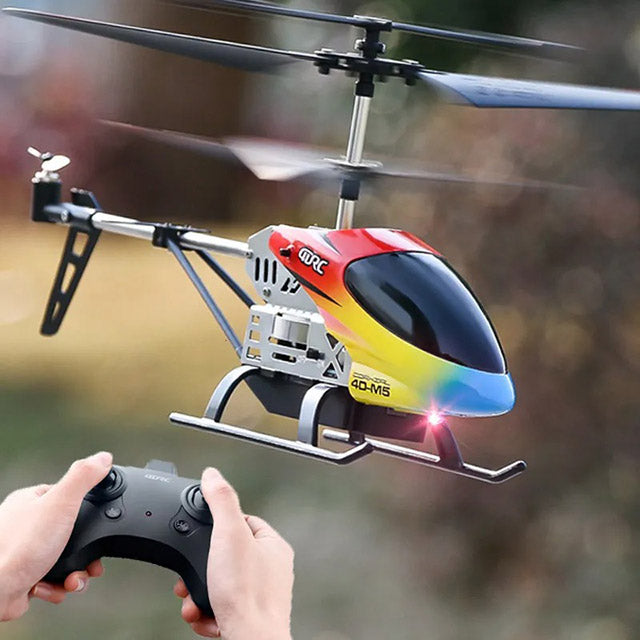 Alloy Remote Control Helicopter – 3.5 Channel RC with Gyro Stabilization Altitude Hold & LED Lighting